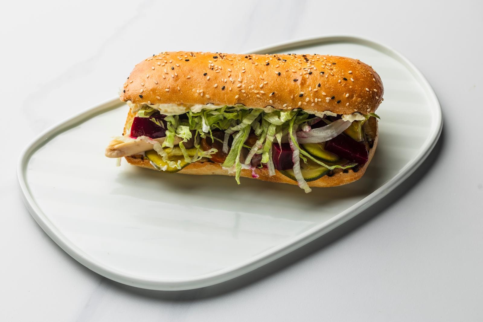 Smoked and pickled veg sub